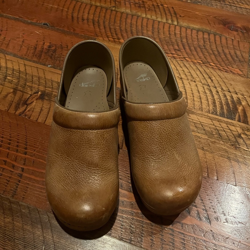 Dansko leather clogs